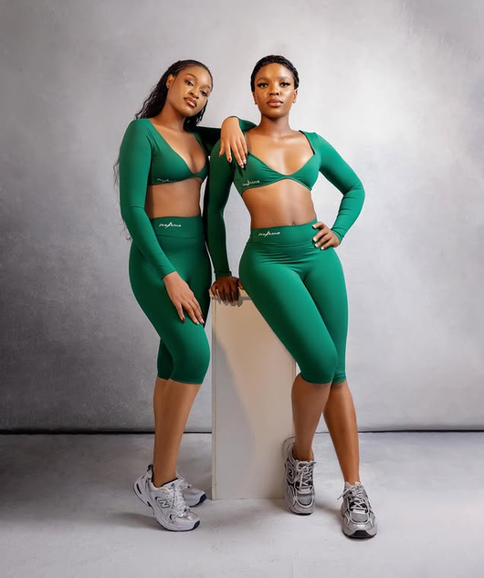 Essentials Collection — green long-sleeve sets