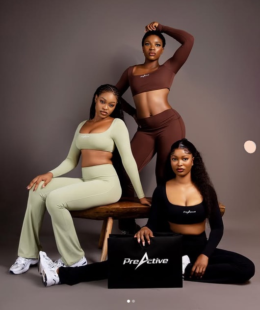 Women's Collection — sage, black and brown activewear sets